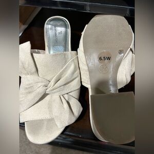 Worthington Women's Cream Slip-On Shoes